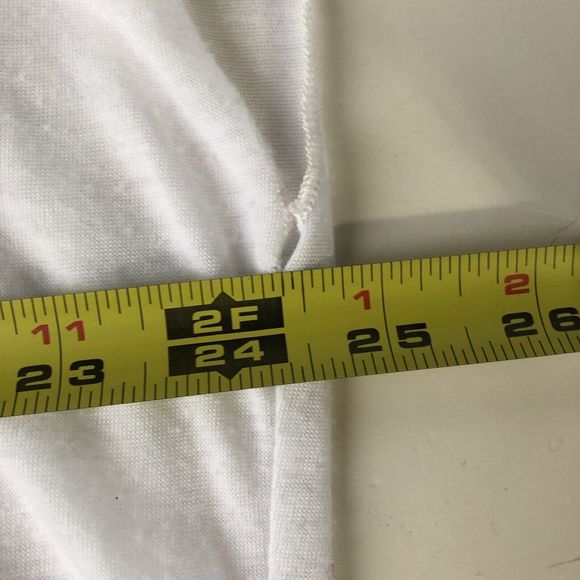 Go Couture Small White Sleeveless Tee - Picture 11 of 13